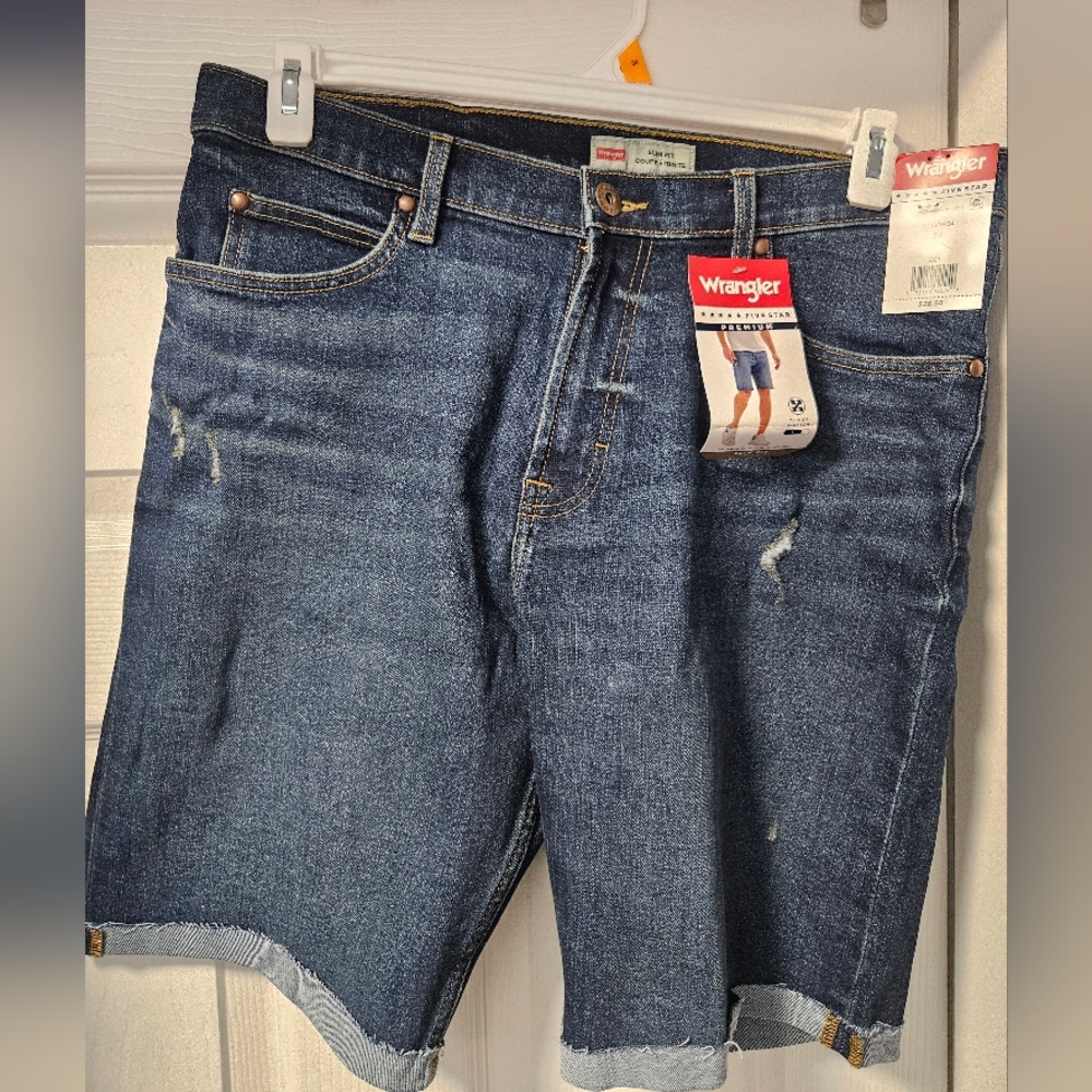 Wrangler Men's SLIM Blue Denim Shorts